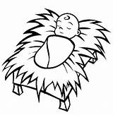 Manger Printable Coloring Pages Getcolorings Baby sketch template