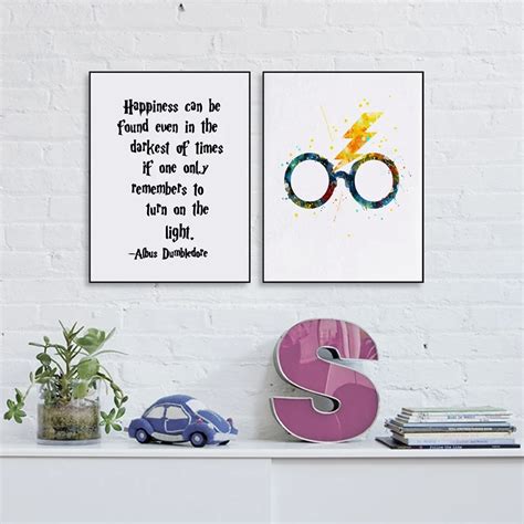 harry potter canvas painting print  poster wall pictures  child baby room decor