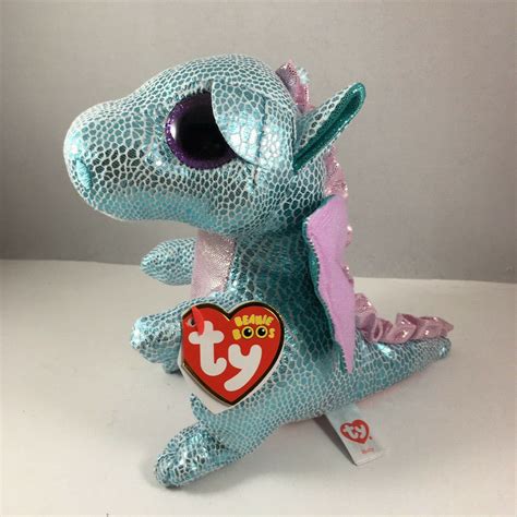 ty beanie boos holly  dragon   claires exclusive mint
