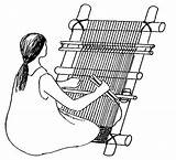 Weaving Loom Drawing Cane Diy Tear Gif Salvo Crafts sketch template