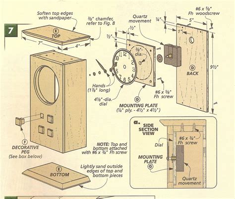 woodwork mantle clock plans  plans