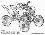 Coloring Pages Wheeler Four Atv Raptor Yamaha Colouring Bike Polaris Dirt Quad Printable Print Drawing Sheets Wheelers Color Kids Rzr sketch template