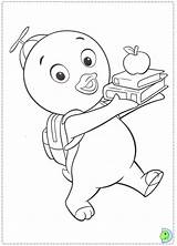 Backyardigans Coloring Pages Dinokids Print Tasha Pablo Back Close Getdrawings Library Clipart Getcolorings sketch template