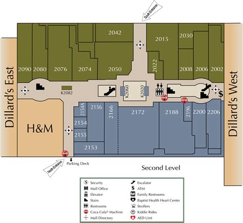 directory parks mall map