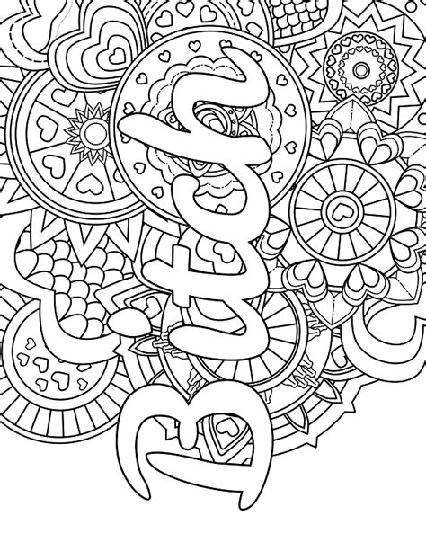 printable swear word coloring pages