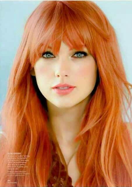 red head beauty with images taylor swift hair long