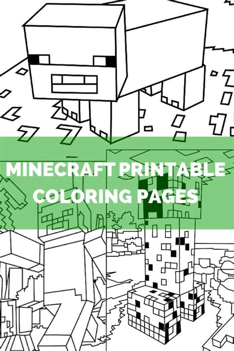 minecraft coloring pages minecraft coloring pages minecraft