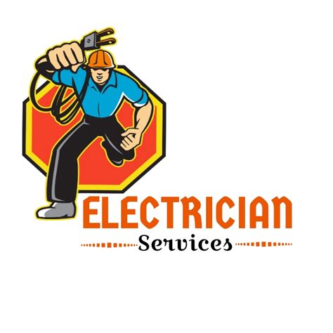 copy  electrician logoelectrician service logo fre postermywall