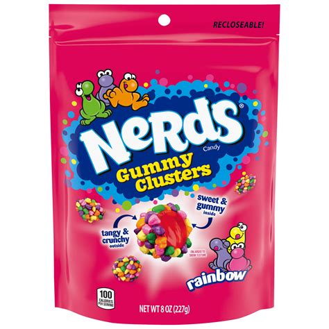nerds gummy clusters rainbow candy  oz bag walmartcom