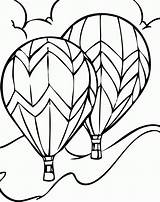 Coloring Pages Balloon Large Popular sketch template