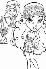Coloring Pages Fashion Girls Getcolorings sketch template
