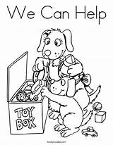 Coloring Toys Clean Time Away Put Toy Box Help Tell Thankful Show Friends Shannon Pass David Too Many Pages Pick sketch template