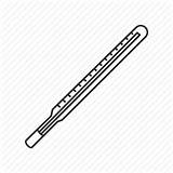 Thermometer Drawing Medical Equipment Icon Measuring Temperature Device Heat Tool Paintingvalley Collection Drawings sketch template