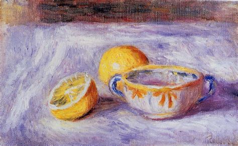 Still Life With Lemons Pierre Auguste Renoir
