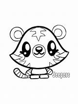 Coloring Pages Moshi Monsters Kids Printable Bright Colors Favorite Choose Color sketch template