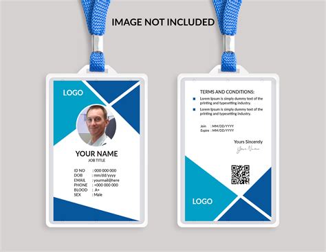 id card template vector art icons  graphics
