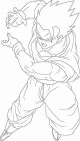 Gohan Ultimate Lineart Dragon Deviantart Coloring Ball Pages Drawing Easy Drawings Super Dbz Brusselthesaiyan Cool sketch template