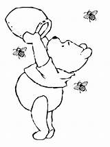 Pooh Winnie Ourson Hunny Bees Bee Coloriage Choupinette77 Clipartmag Dessin Tigger Coloriages sketch template