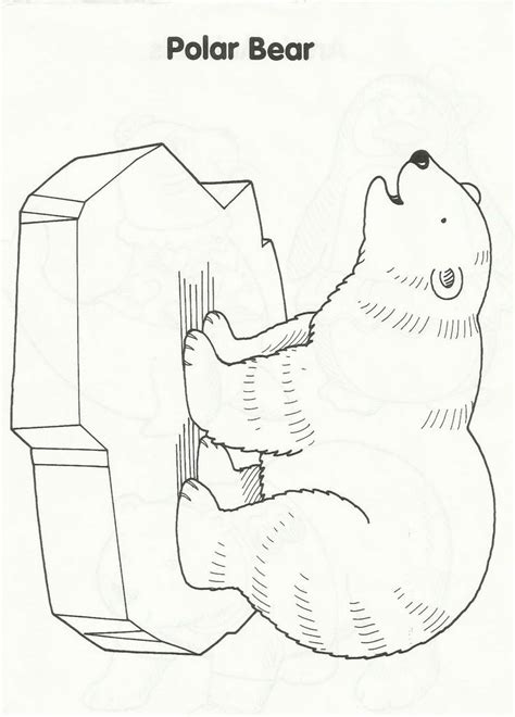 preschool arctic animal coloring pages