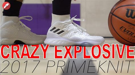 adidas crazy explosive  primeknit performance review youtube