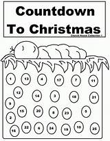 Advent Calendar Christmas Coloring Jesus Printable Pages Baby Kids Sunday School Color Church Activities Countdown Children Crafts Make Christian Preschool sketch template