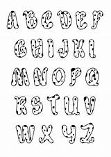 Lettre Alfabeto Imprimer Enfant Lettres Animaux Dalmatiens Coloriages Decouper Dessins Alphabets Magique Police Moyen sketch template
