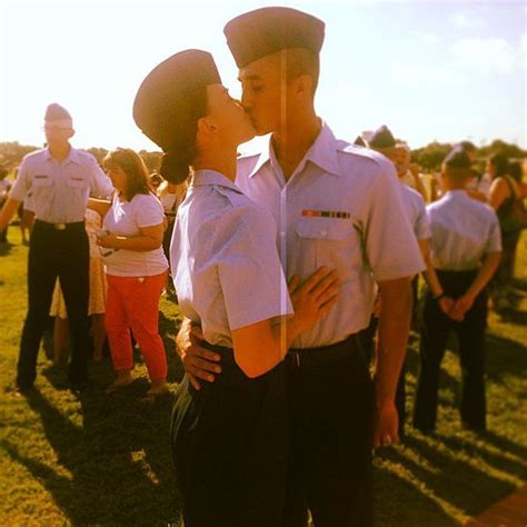 military kiss instagram pictures popsugar love and sex