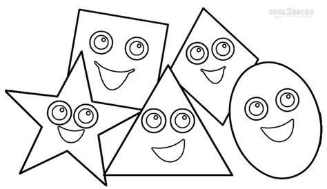 printable shapes coloring pages  kids  printable shapes