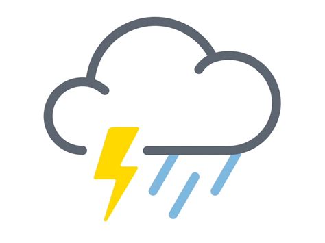 weather icon set thunderstorm  jason dwayne  dribbble