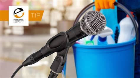 clean  microphone studio hygiene tip cleaning