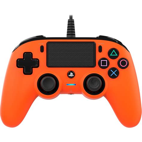 nacon gaming ps wired compact controller orange big