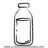 Milk Bottle Coloring Drawing Clipartmag Water Pages Plastic sketch template