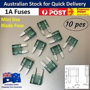 pcs  amp mini blade fuse aqua car truck auto fuses  ebay