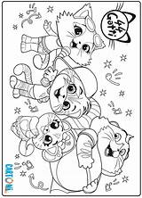 Gatti Milady Cartoni Animati Chitarra Personaggi Stampare Lampo Buffycats Snoopy Cartone Colora Onda sketch template