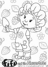 Fifi Flowertots Coloring Kleurplaten Pages Fun Kids Haar Kleurplaat sketch template