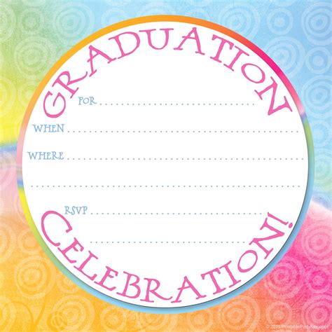 printable graduation party invitation template printable party kits