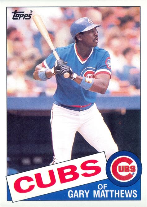 Wrigley Wax 1984 1986 Super Cubs