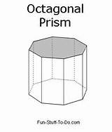 Octagonal Prism sketch template