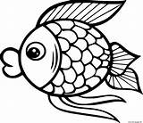 Printable Goldfish Peces Pez Riscos Getcolorings Colorare Marinhos Animais Pesci Crappie Coloring Graciosos Drawings sketch template