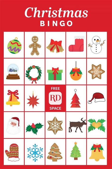 christmas bingo   printable christmas bingo cards