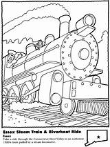 Riverboat Kids Essex Train Steam Getdrawings Drawing sketch template