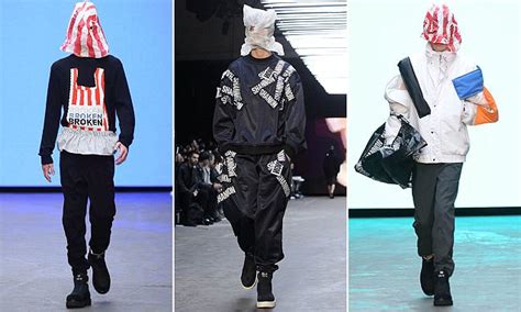can one man s trash really be another man s fashion christopher shannon sends male models down
