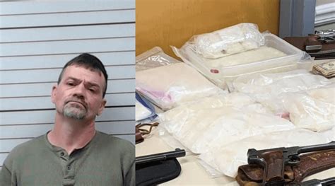 police in north ms arrest man with 10 pounds of meth and multiple