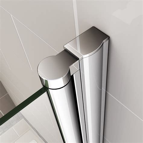 bathroom pivot hinge folding bath shower screen  bath door panelseal ebay