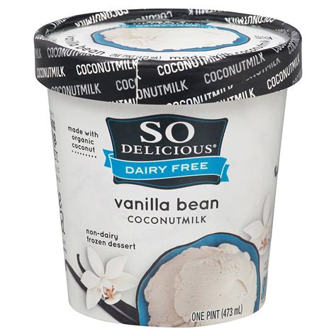 so delicious coconut milk vanilla bean frozen vegan dessert shop ice