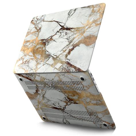 kuzy marble hard case  macbook air  model   rubberized shell cover