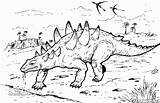 Drawing Polacanthus sketch template