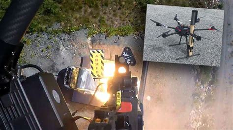 luftbaren  nammo monterer raketter pa drone  vaere  billig og effektivt