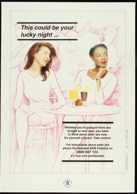 this could be your lucky night aids education posters