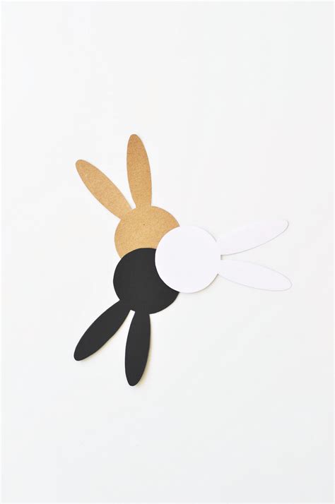 cutest easter bunny cards   template diy home decor
